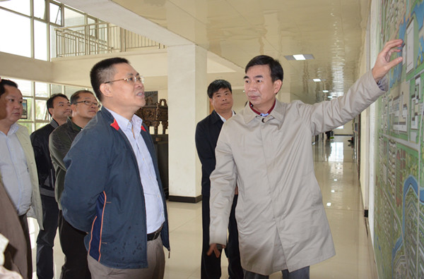 桂林市市长唐琮沅到雁山校区调研 详细了解我校雁山校区规划