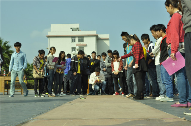 太阳能小车比赛现场
