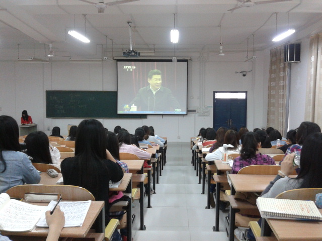 国际文化教育学院学习活动现场
