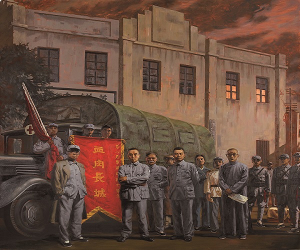 ５陈毅刚  八路军桂林办事处   270cm×280cm.jpg