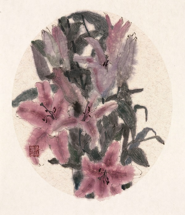 １２　吴剑珊《花之语系列一》中国画38x38cm 2016年.jpg