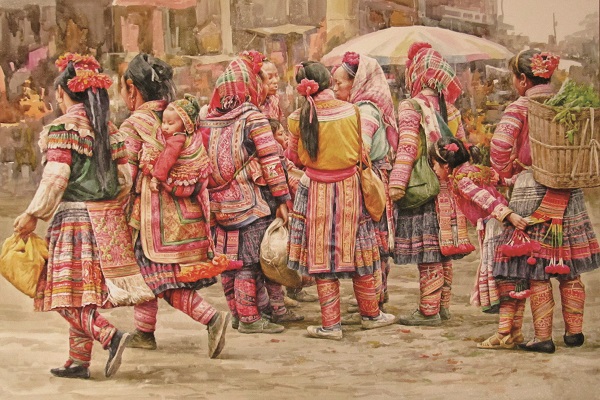 ４王可大《歌节》入选全国第十一届美术作品展150cm×120xm.jpg